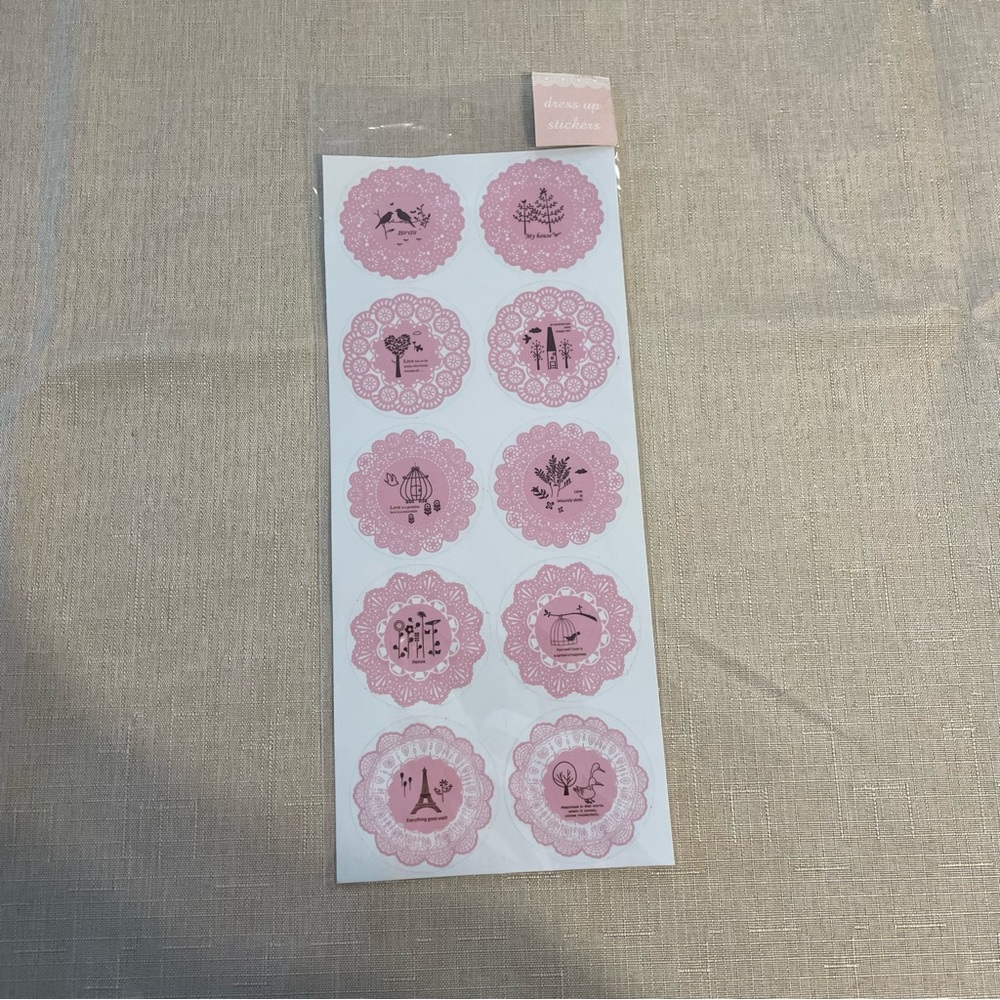 🎉5/$10 Pink Stickers